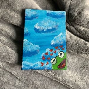 Kermit painting
